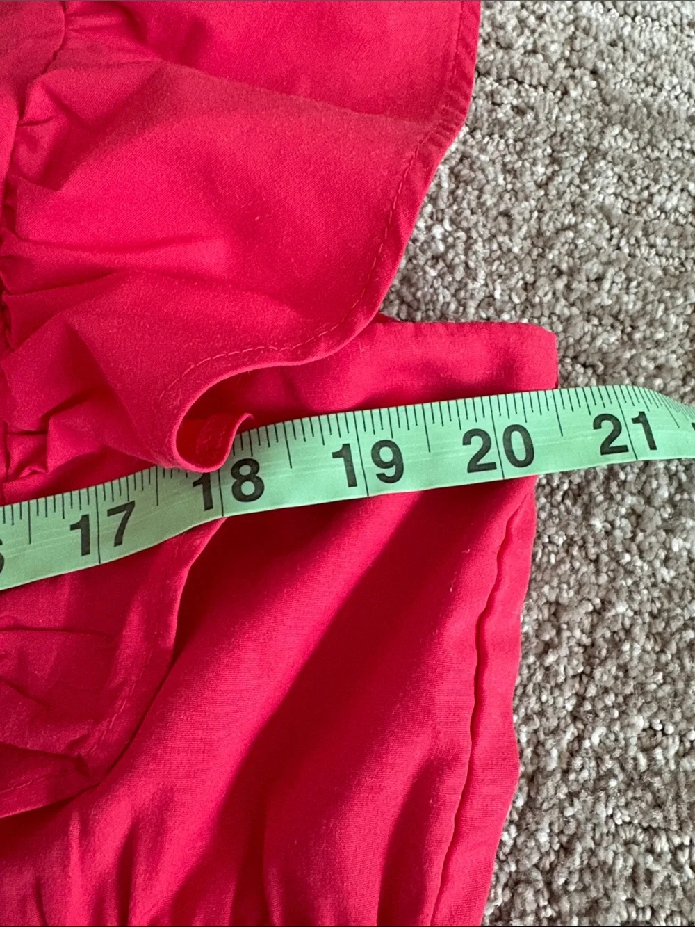Abercrombie & Fitch Bright Pink Ruffle Sleeve Maxi Dress